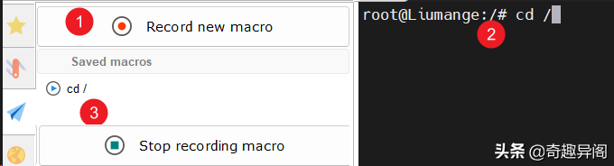 MobaXterm 之 Macro (宏)