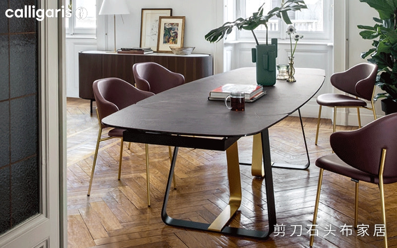 意大利进口家具，4款意式长方形餐桌设计，好看又个性