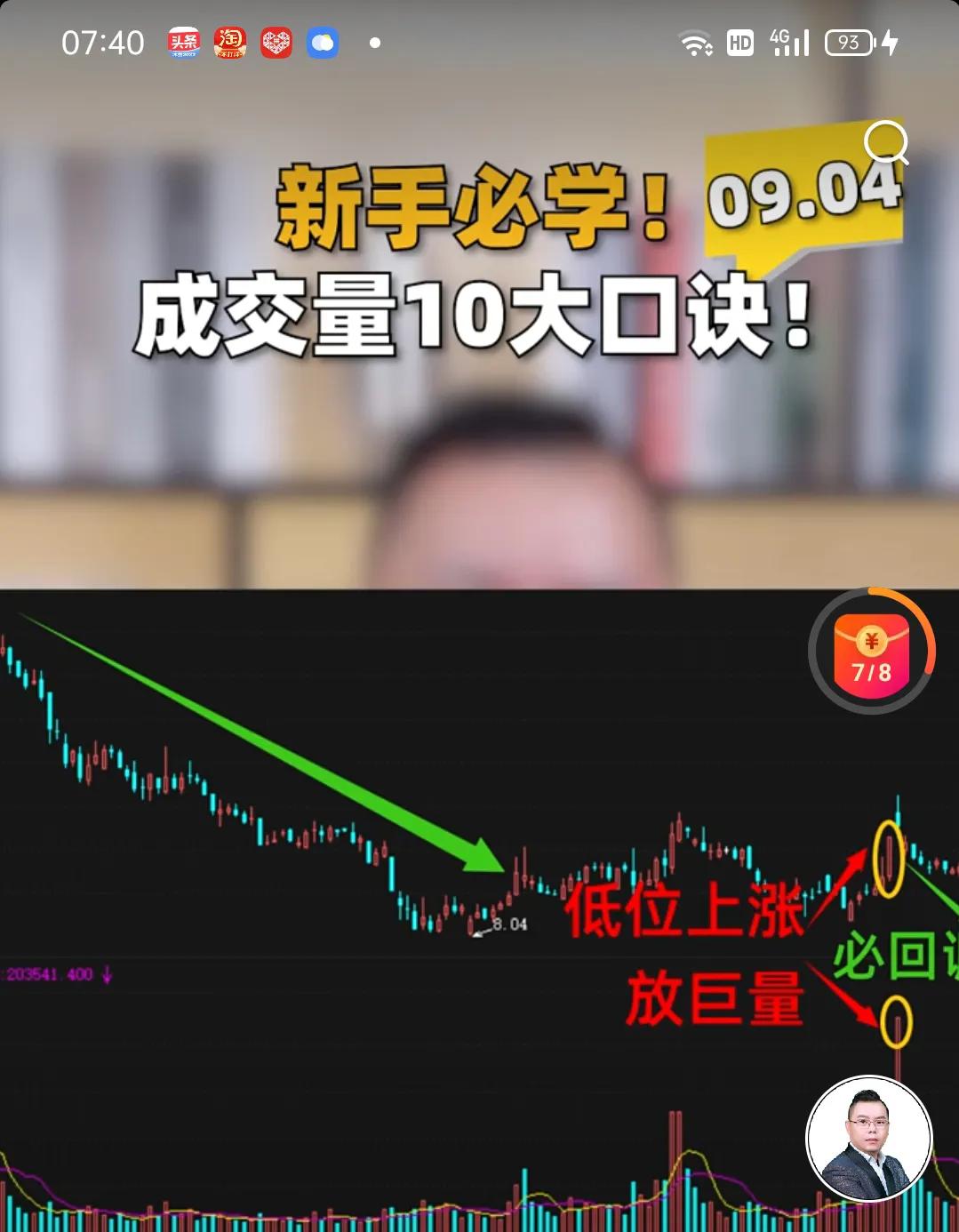 股市成交量10大口訣