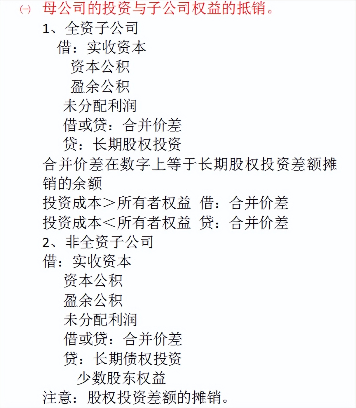 完整版合并报表编制流程及抵消分录，附全自动合并报表系统