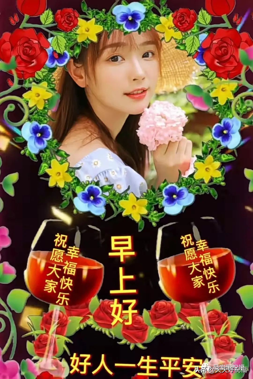 漂亮周日早上好祝福图片,早上好祝福语句