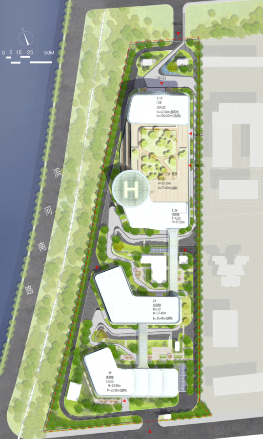 河北华奥医院 | 2022冬奥会创伤诊疗中心 / 维思平建筑设计