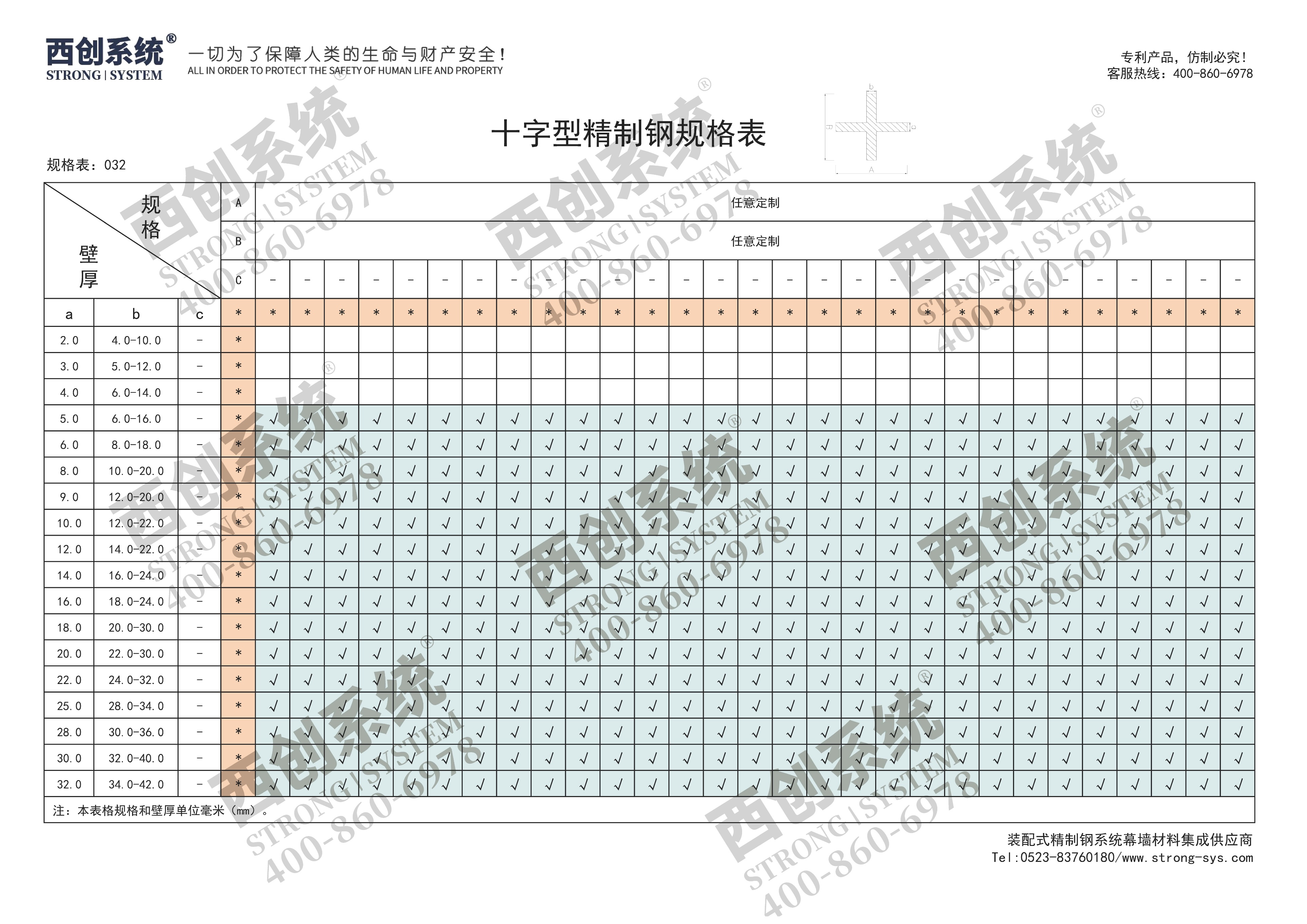 西創(chuàng)系統(tǒng)十字精制鋼柱點式梅花夾具幕墻系統(tǒng)(圖8)