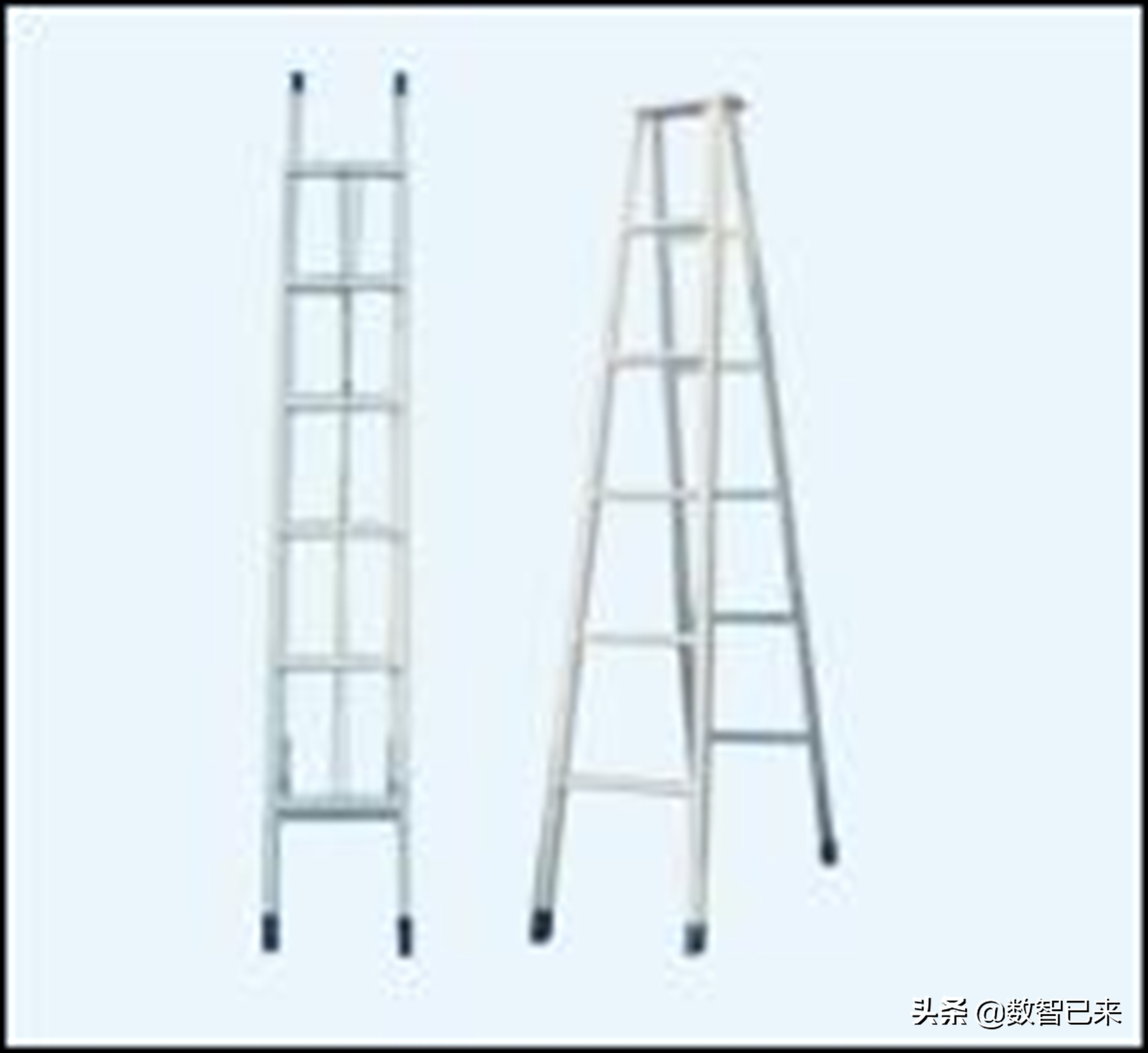 施工现场梯子的搭建使用