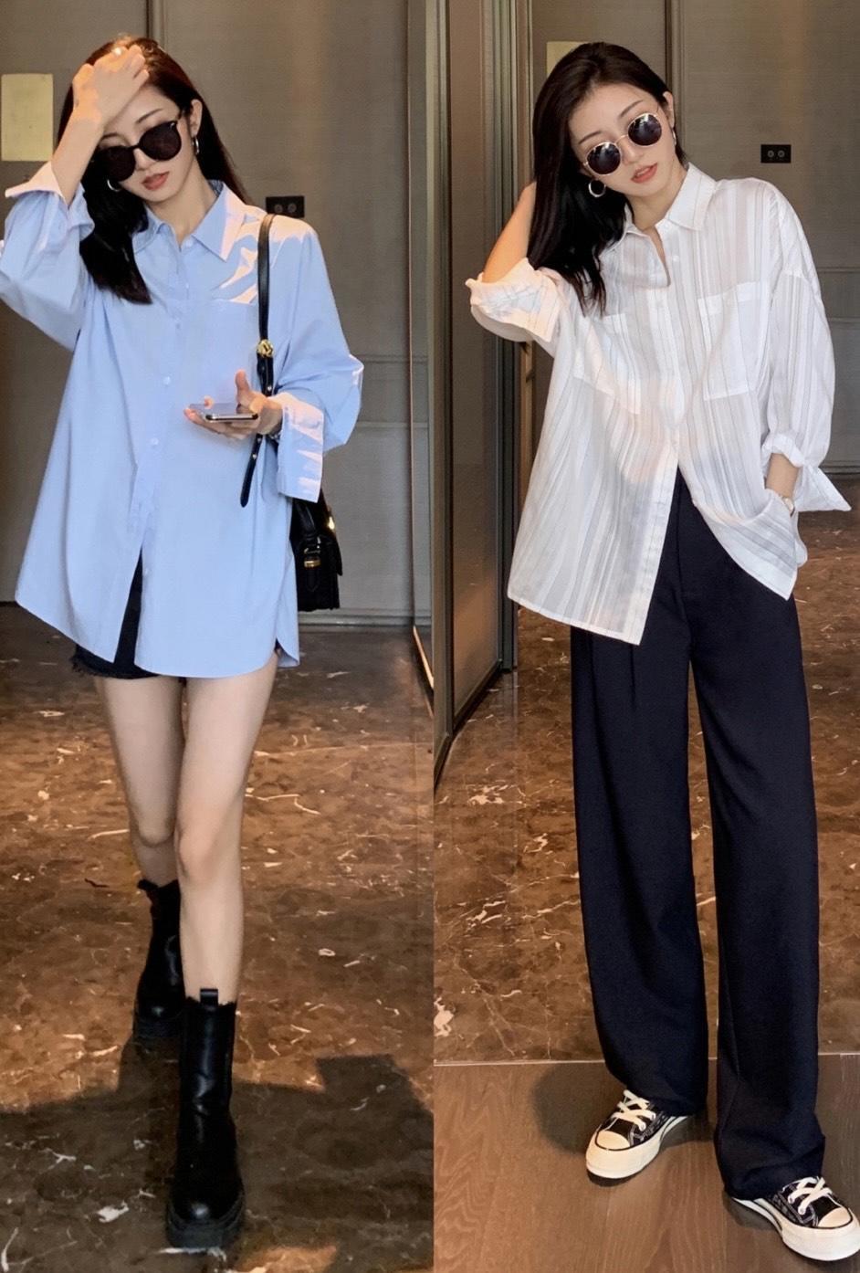 还是穿"衬衫"最百搭,学会这5种搭配就够了,是春季最in的存在