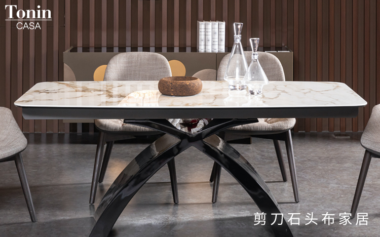 现代轻奢餐桌，时尚精致，Tonin Casa创造极具个性的空间