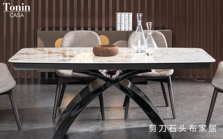 現代輕奢餐桌，時尚精致，Tonin Casa創造極具個性的空間