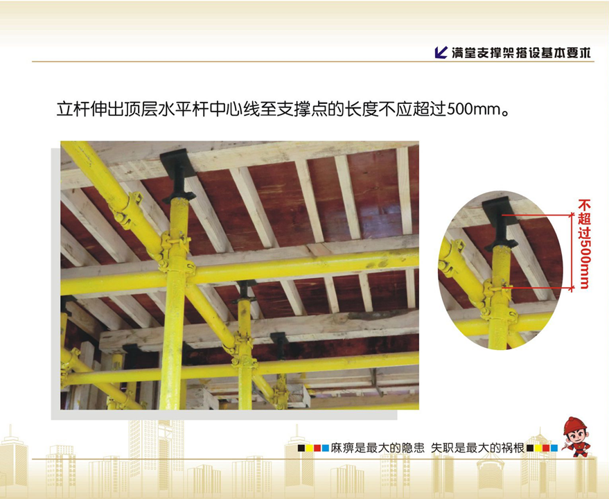 脚手架搭设的示例图解，看完没有学不会的