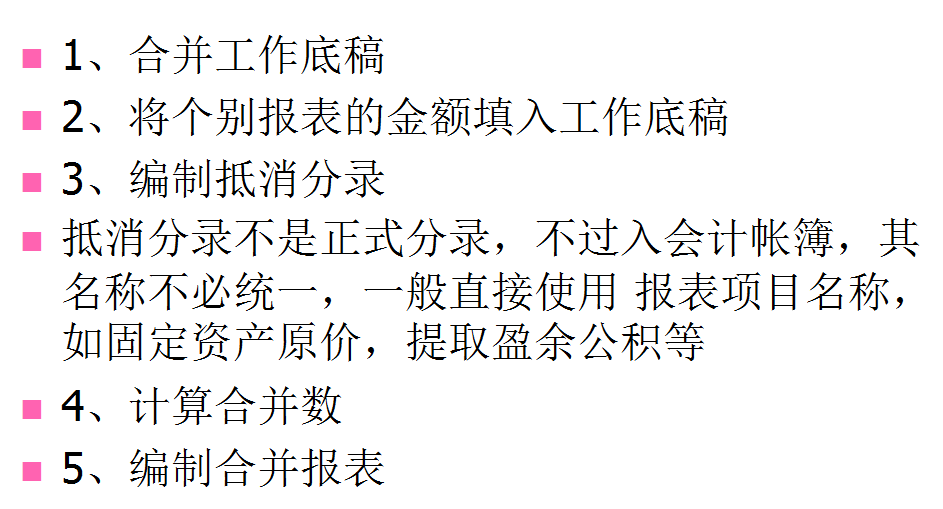 完整版合并报表编制流程及抵消分录，附全自动合并报表系统