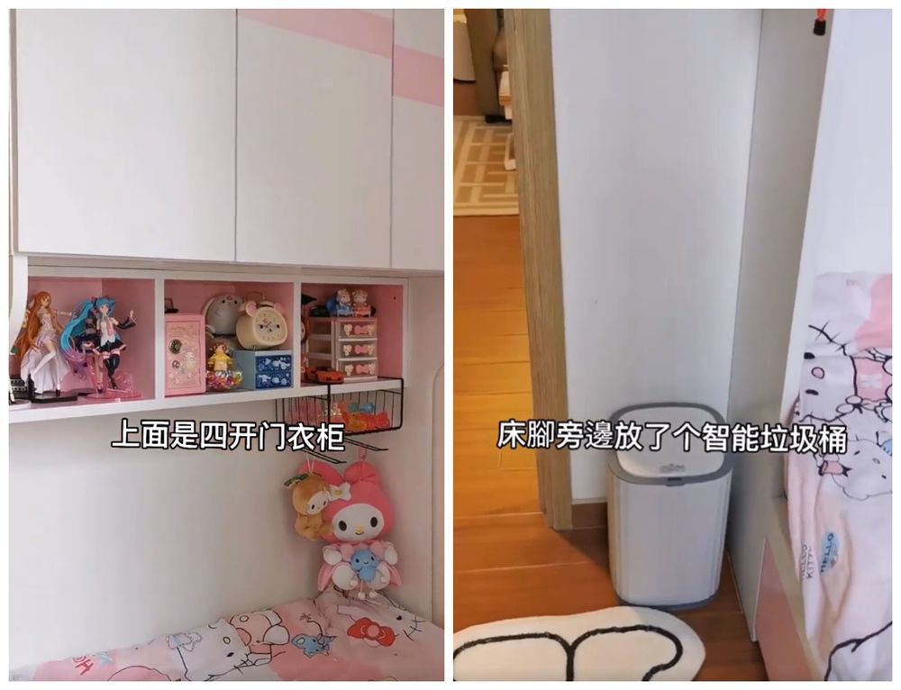 香港一家三口的蜗居：缩小客厅，30㎡一室改两室，没想到还挺舒适