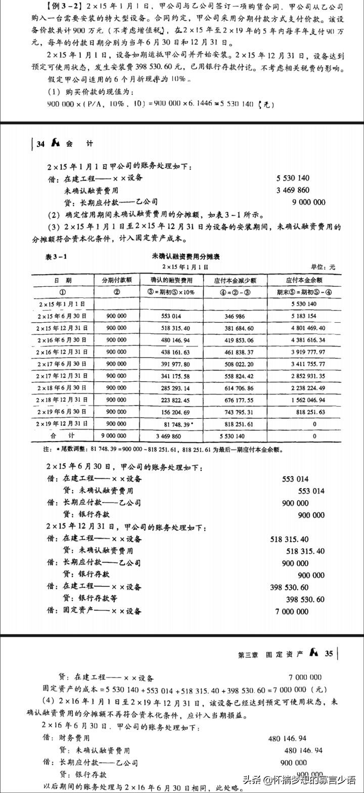 CPA《会计》教材例题（1-5章）
