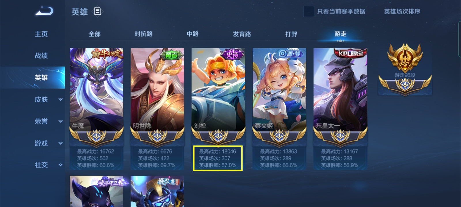 5个位置5位英雄，S26赛季想快速上分就选他们，保证不卡分