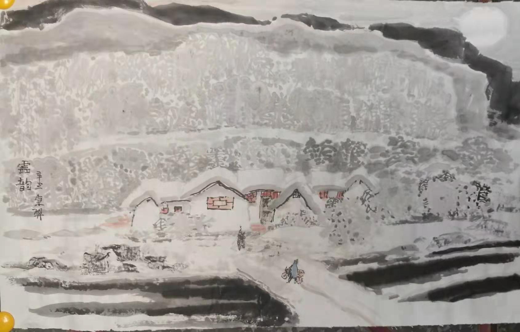 《家乡的雪》大路美术研究院主创画家成秉羿作品展示