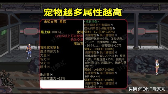 DNF：奇葩装备赏析！金币越多，伤害越高，旭旭宝宝专属