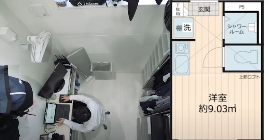 30㎡小公寓变身九层玻璃砖公寓楼，创意微缩建筑惊艳空间