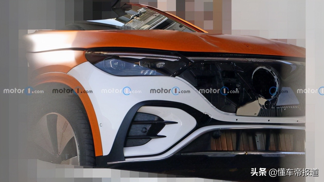 新车｜北京奔驰国产 对标Model X！EQE SUV实车曝光，颜值打几分？