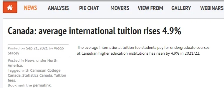 加拿大留学一年费用,加拿大留学一年费用多少人民币