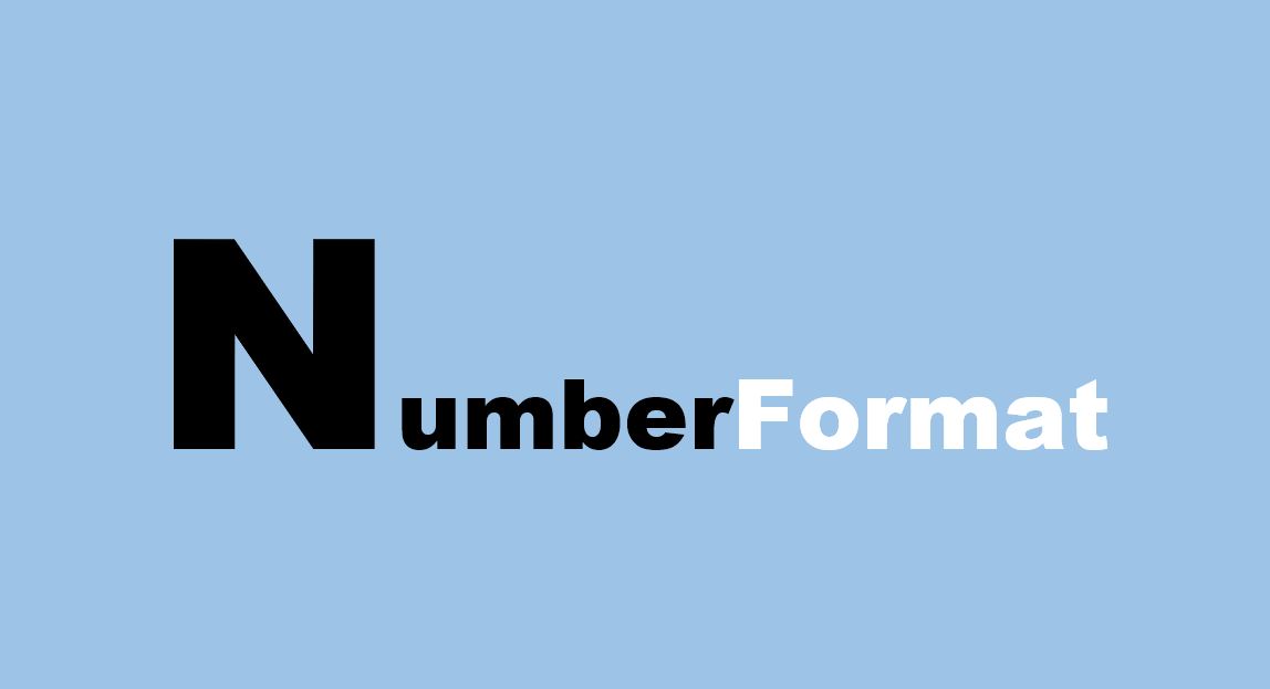  Excel NumberFormat 