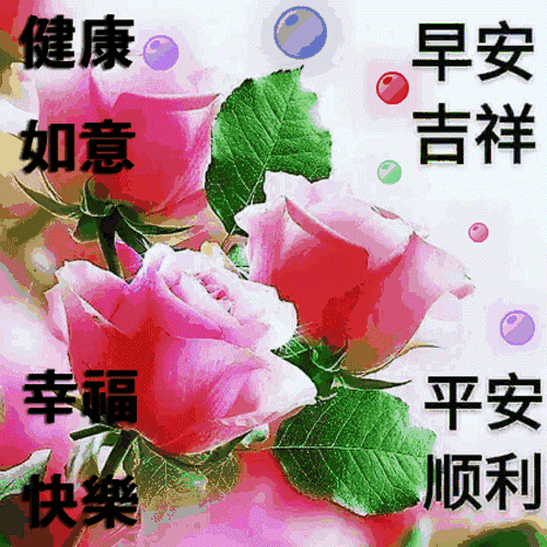 微信很漂亮的早上好祝福语动图 朋友圈最美早上好动态表情图片图片
