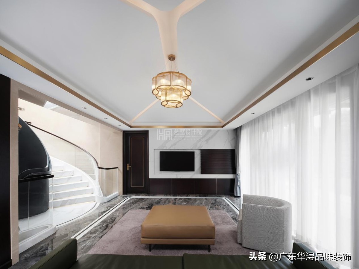 一进门就被迷住了的中式轻奢风别墅，方寸之间，尽显奢华