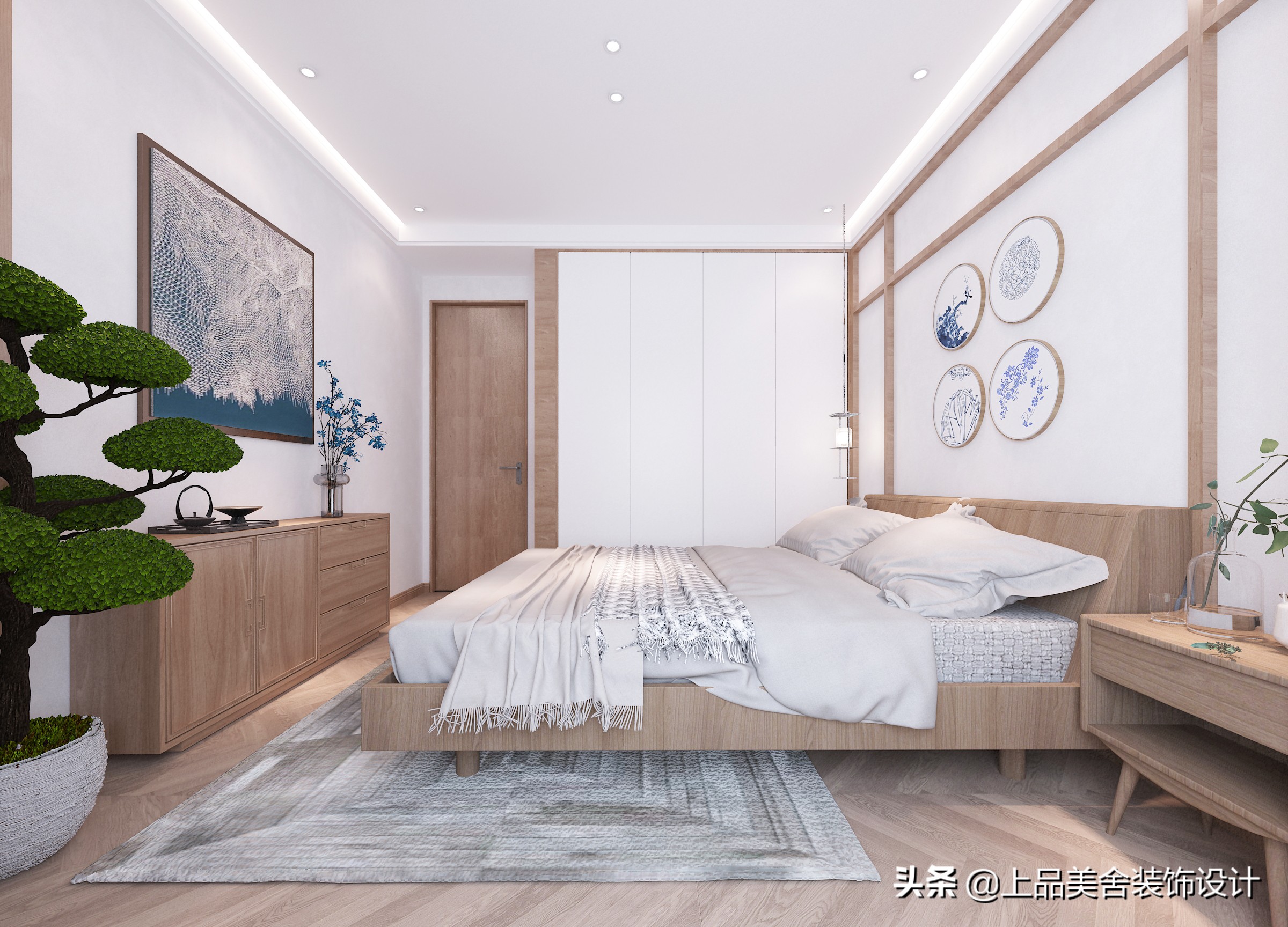 95㎡小户型装新中式，打造“空谷幽兰”的诗意氛围，惊艳了全小区