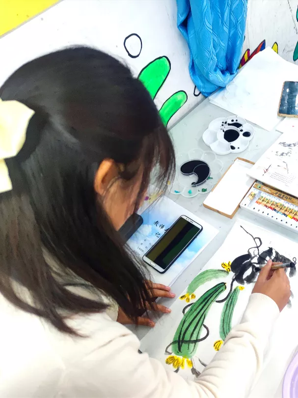 黄龙溪学校艺体教师综合素质提升之国画篇