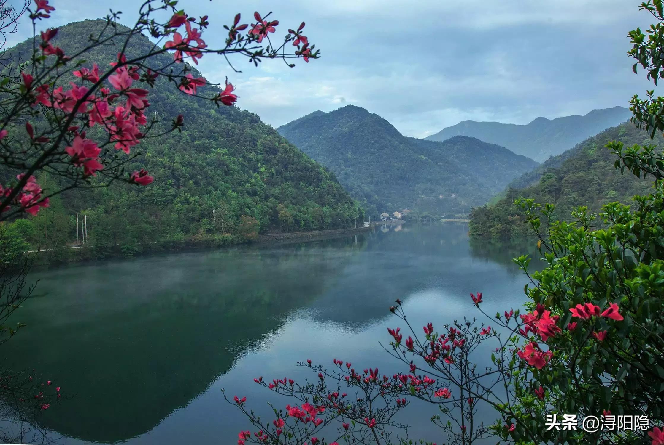 描写江南水乡美景句子云门寺中若耶溪傍