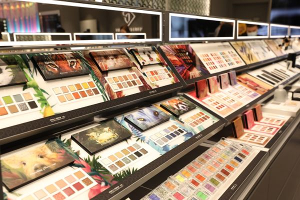 网红美妆，群战实体店