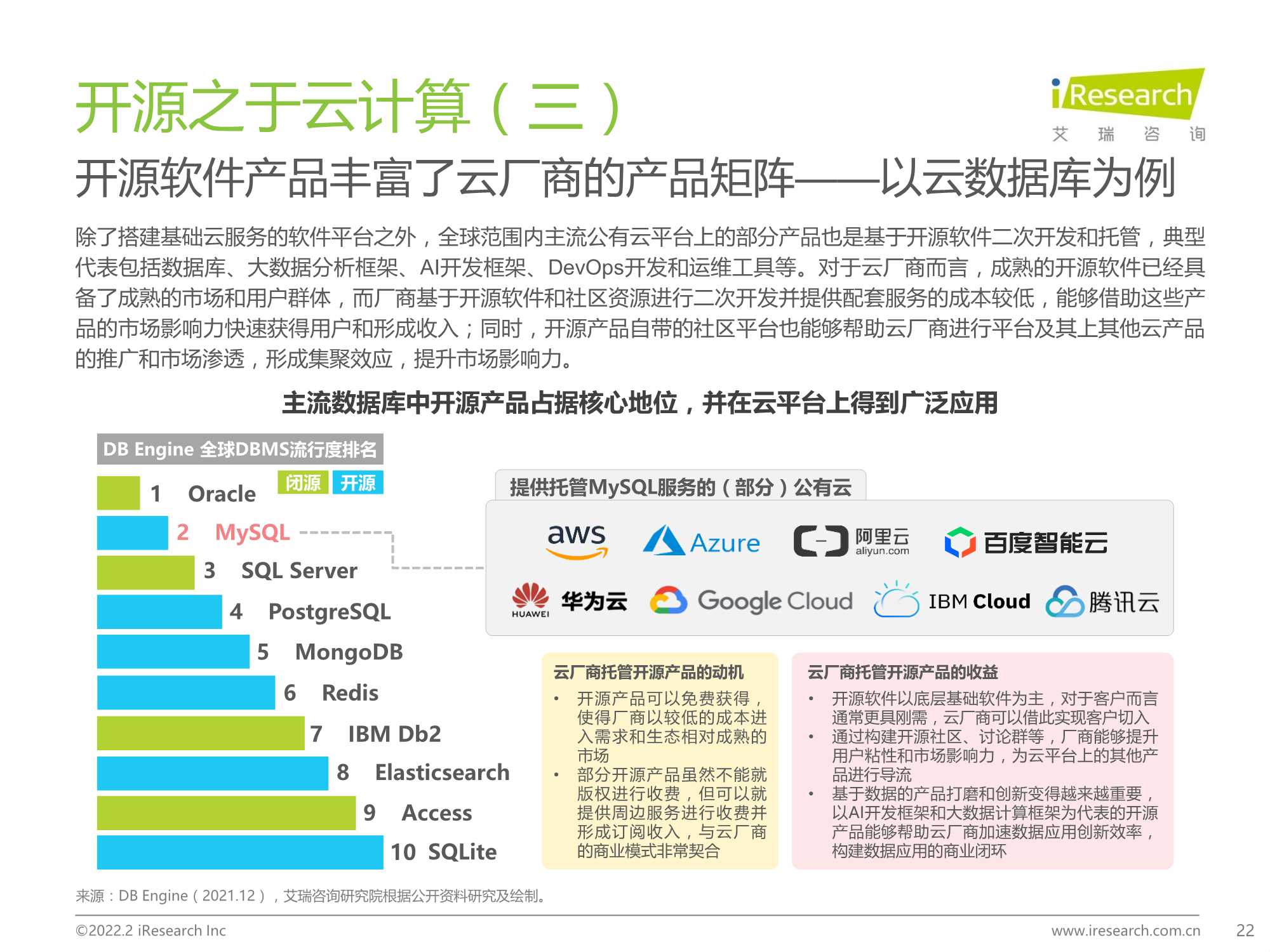 源远・流长：2022年中国开源软件产业研究报告