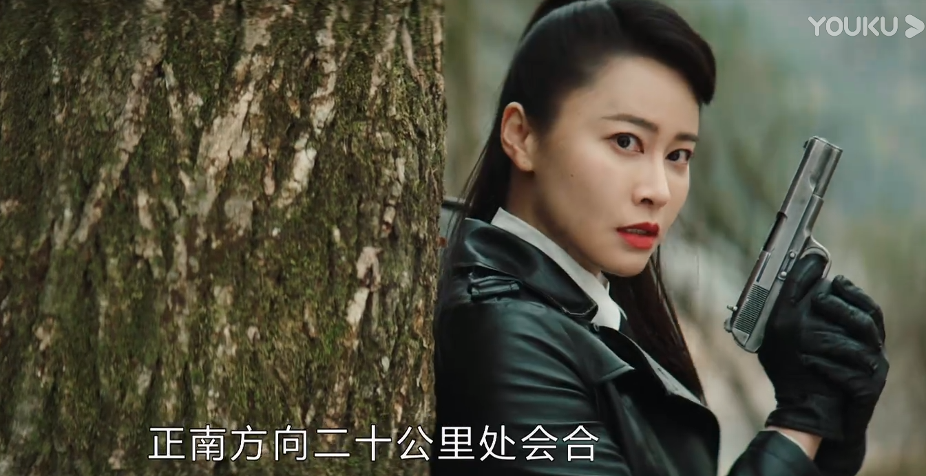 纹眉植发大红唇，手枪比肩迫击炮，想不到胡军还能接这种抗日神片
