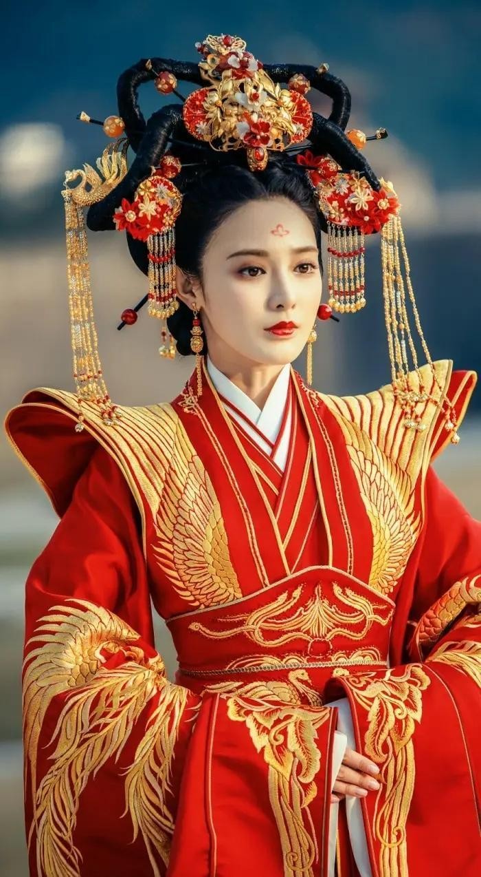 同样是“红衣造型”，杨幂娇俏像少女，赵丽颖霸气十足