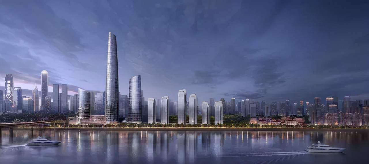 高458米！重庆第一高楼陆海国际中心目前在建