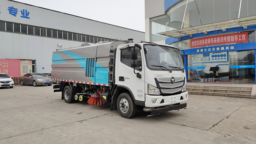 8方多功能洗扫车价格，福田8方环卫洗扫车报价