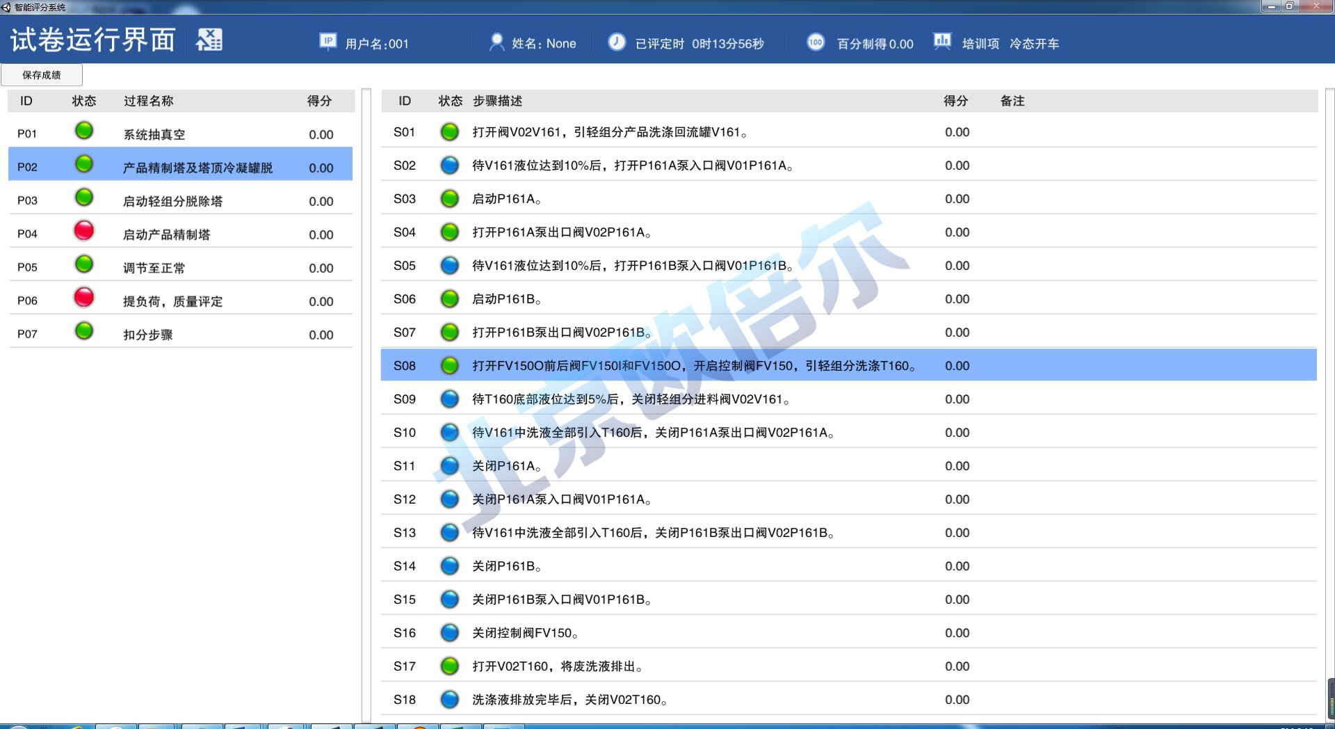 欧倍尔双塔精馏虚拟仿真软件