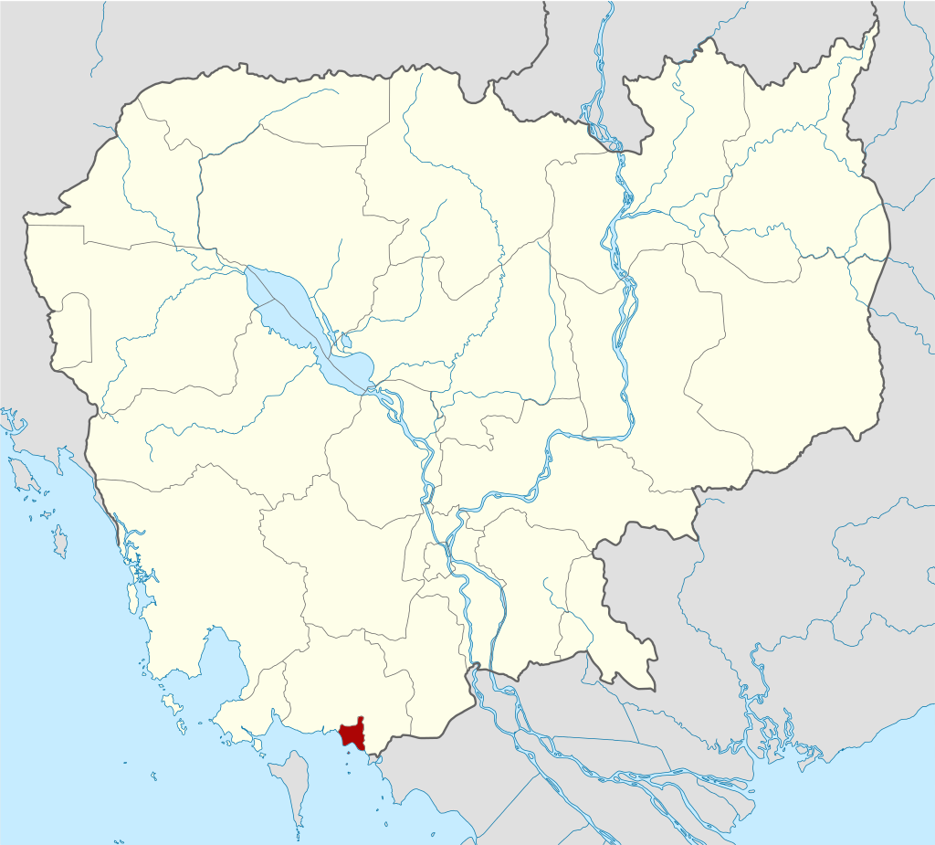 柬埔寨白马市地图图片
