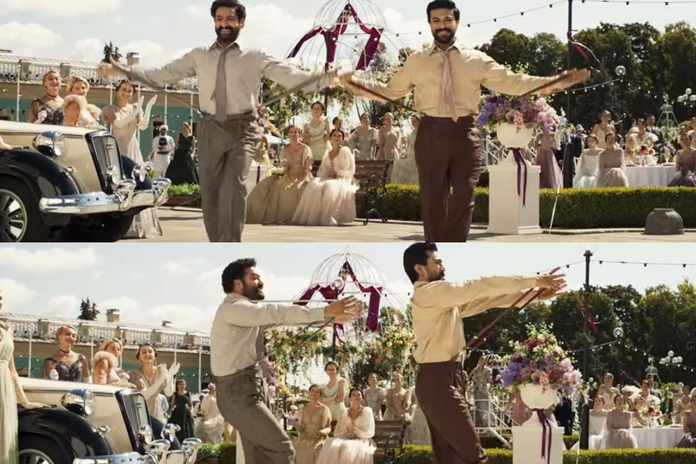 《RRR》中8个最令人瞠目结舌的场景，排名