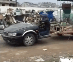 見到村里的拖拉機(jī)，就明白了改裝車的盡頭