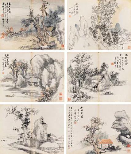 唐伯虎、郑板桥、任伯年、吴昌硕等中国十大名画家画集（珍藏版）