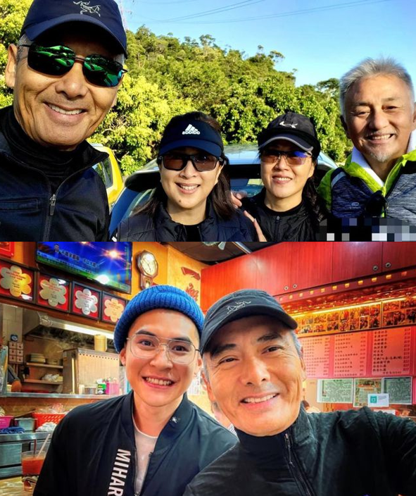 66岁周润发带草蜢跑步！两鬓斑白鱼尾纹明显，气场太强大哥范十足