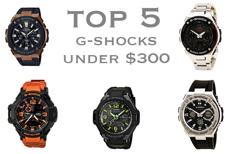 5 款卡西欧 G-Shocks
