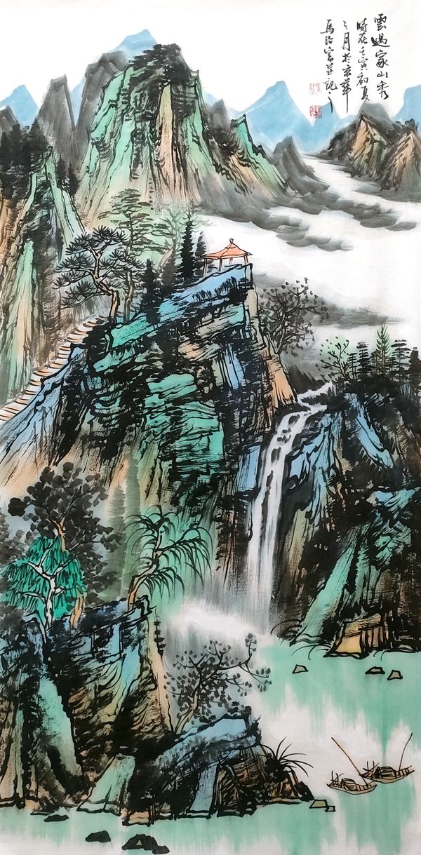 当代著名画家马治富作品欣赏