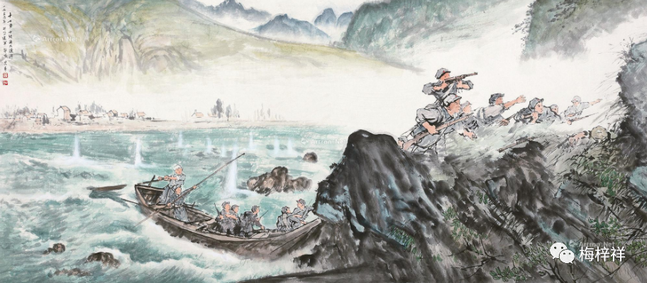大师宗其香画“铁道兵”原创 梅梓祥