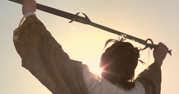 至尊宝拔剑拔剑朱茵的紫青宝剑为什么身为凡人的周星驰能拔出来.