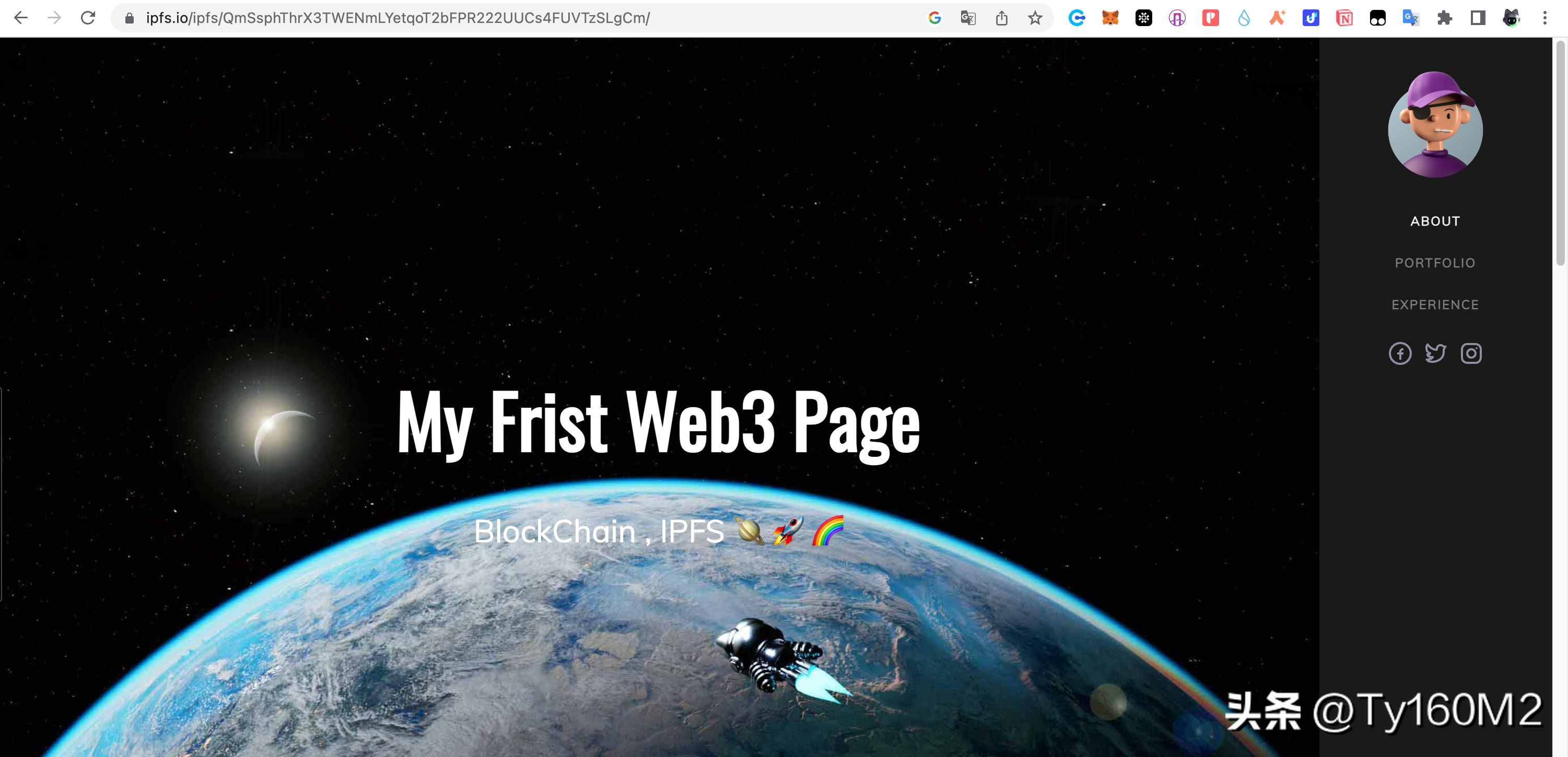 我创建了第一个Web3网页，很简单你也可以