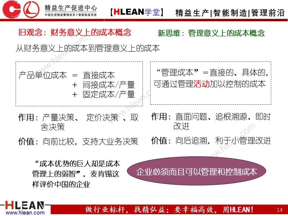 「精益學堂」極！工廠成本分析 &如何有效控制成本（上篇）