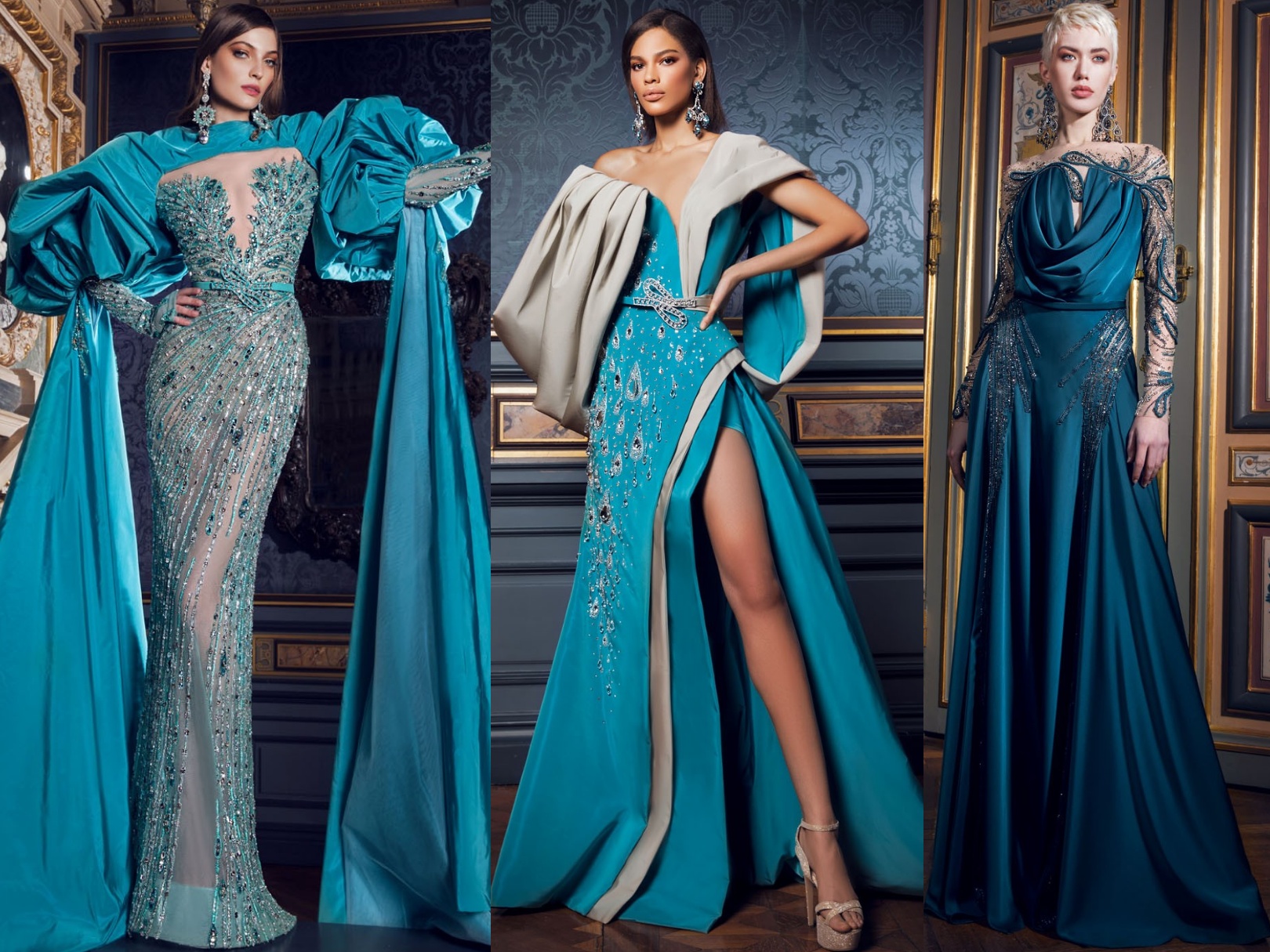 ziadnakad2022春夏高定奢华依旧鹅蛋脸亚洲模特迎合中国审美