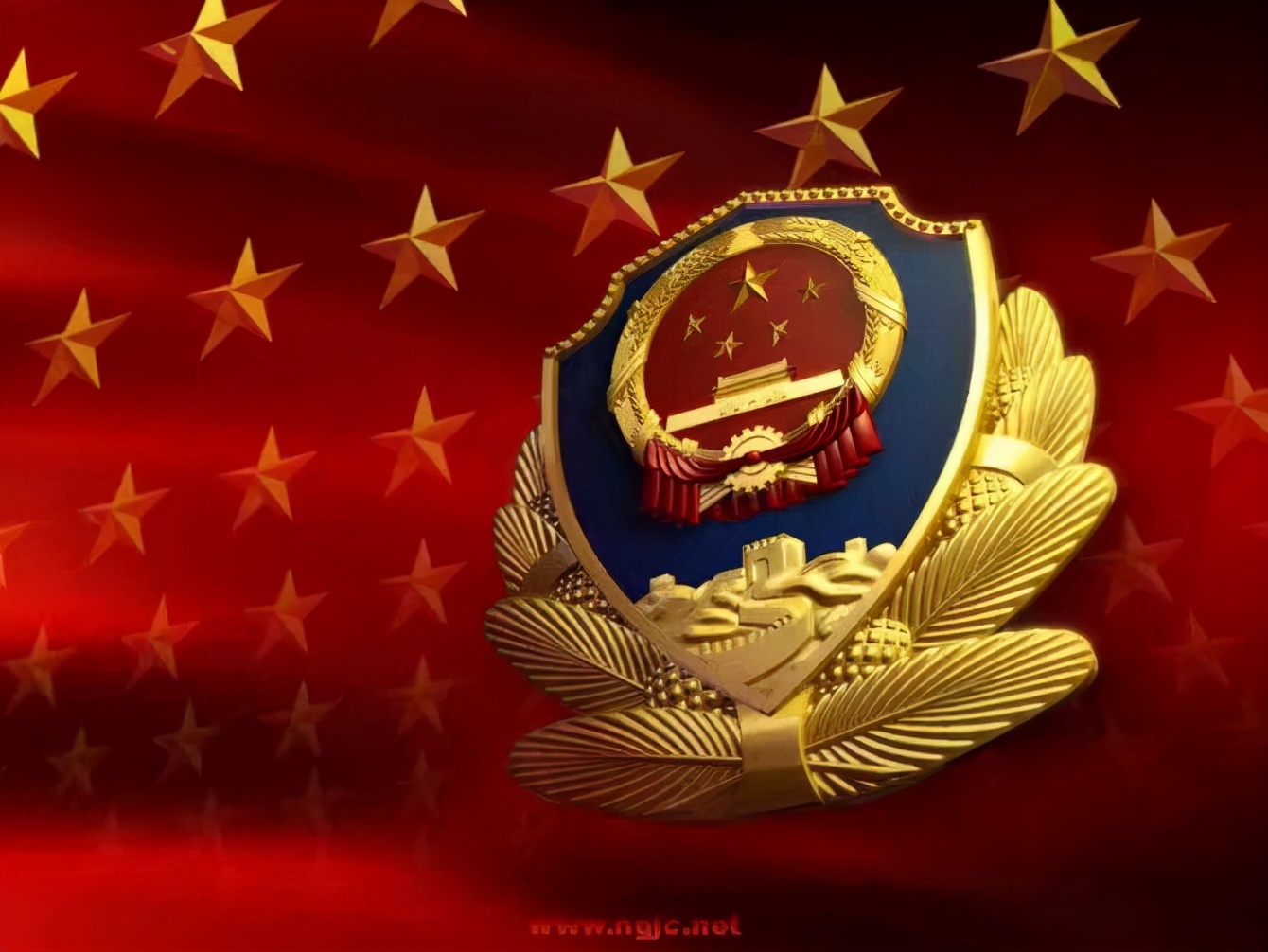 警徽闪耀一一记第二个人民警察节 作者：七团王抗林