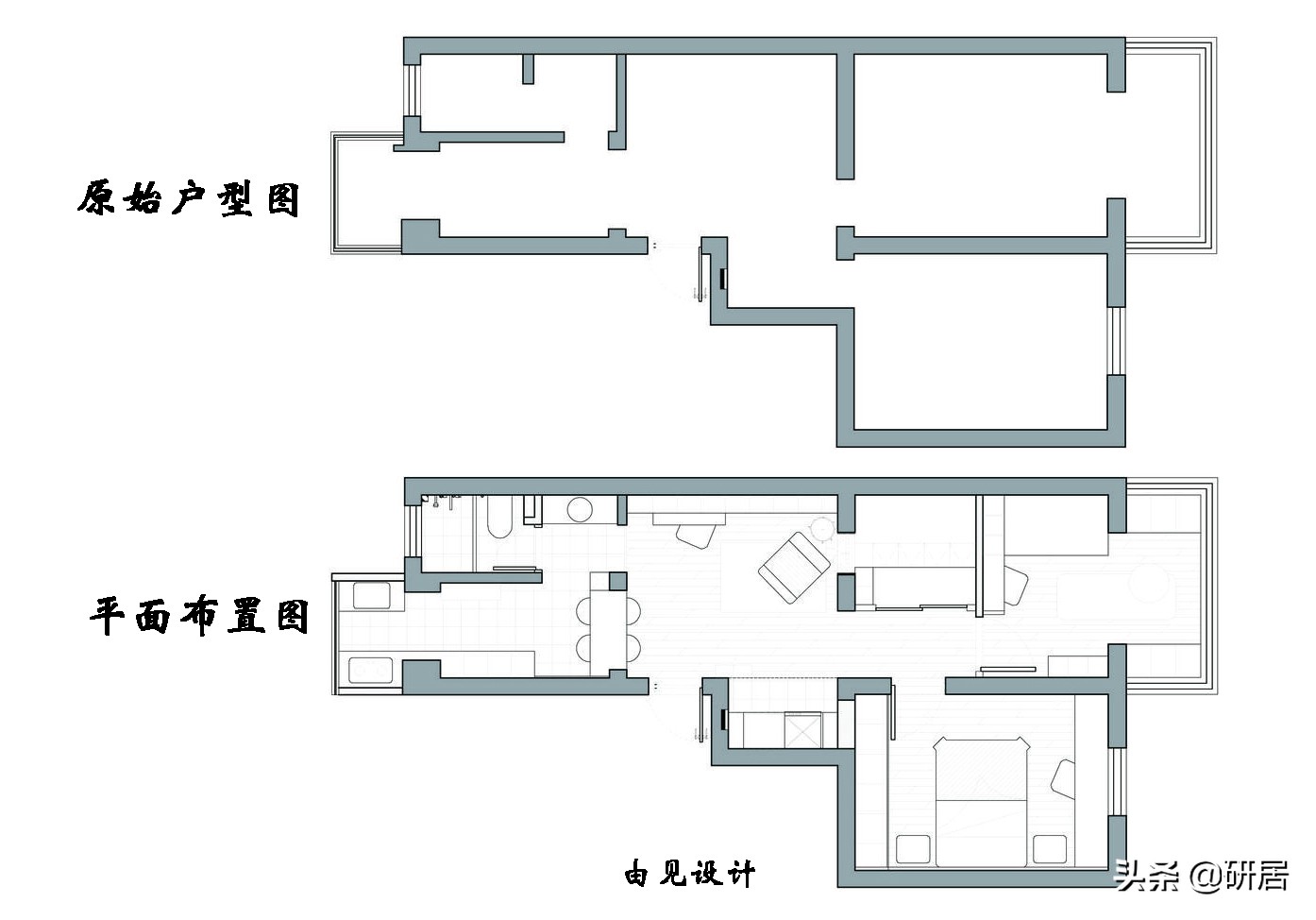 这对夫妻厉害了，50平的家装成了3室，室内温馨舒适，有大量收纳