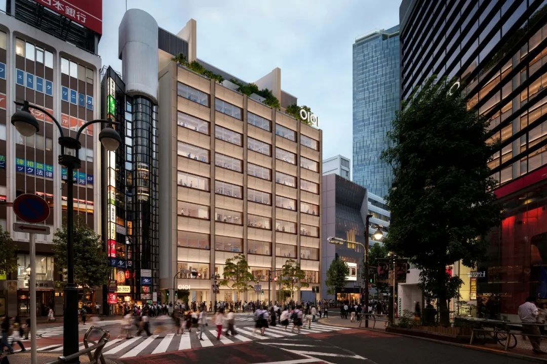 日本东京涉谷十字路口最新，福斯特事务所‘全木制结构’设计公布