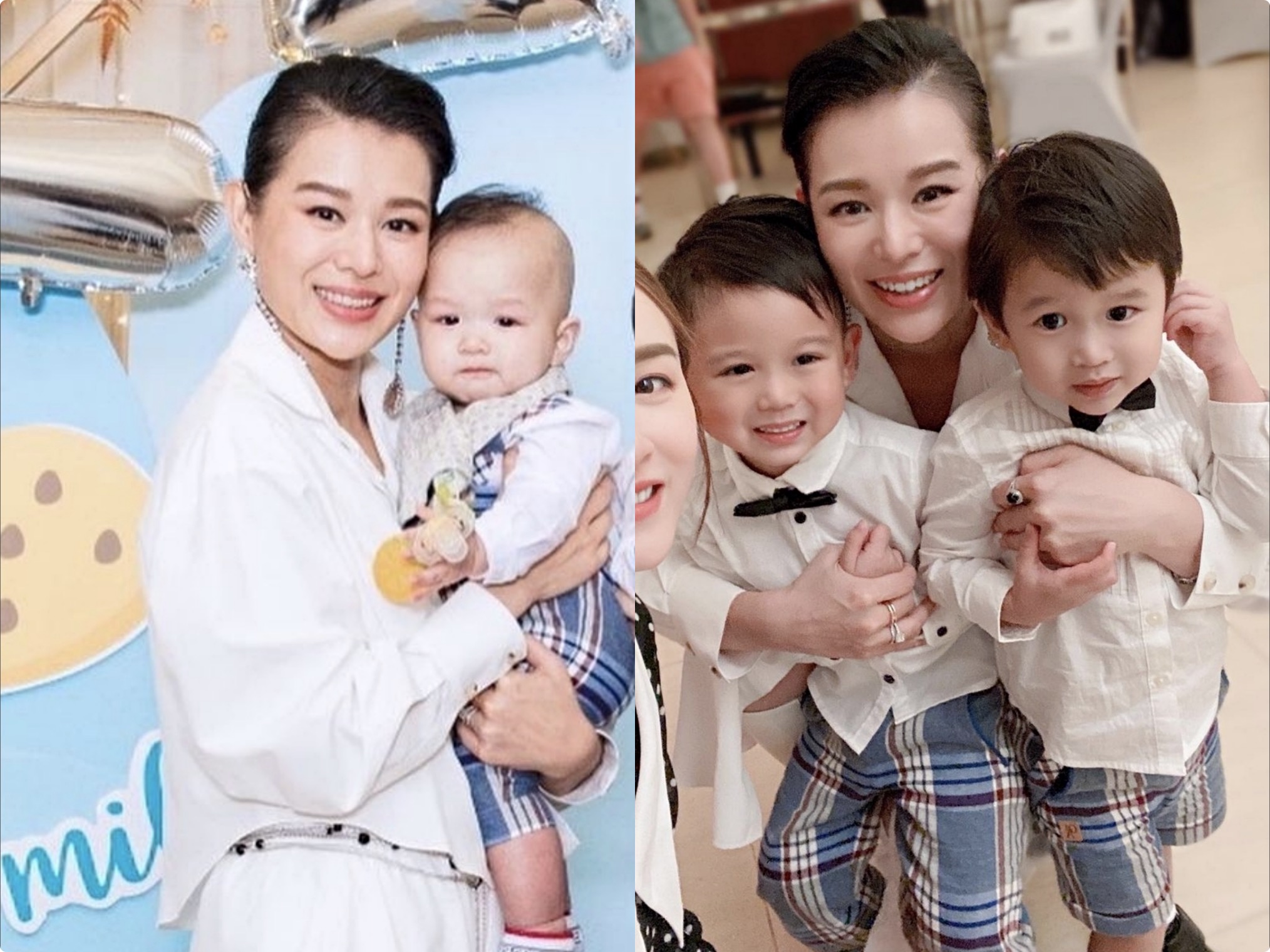 胡杏儿备战《浪姐3》，丈夫独自带娃，三兄弟都有起床气萌态十足